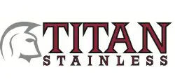 A titan stainless steel logo is shown.
